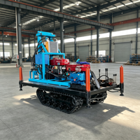 YG Aşınmaya Dayanıklı Paletli Elektrikli Tırtıllı Taşınabilir 100m 200m 300m Sondaj Makinesi
