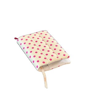 Funda para Libros de Tela Acolchada de Algodón Puro, Estilo Moderno y Chic, con Diseño de Puntos y Rayas, Tamaño A5, Colorida, Inspirada en la <span class=keywords><strong>Dopamina</strong></span> - Product Image 5