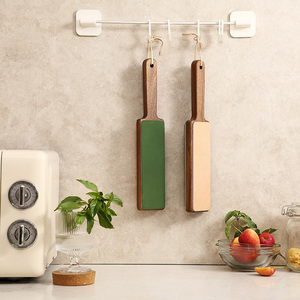 Xinzuo New Double Sided da strop cho dao mài mài giũa đánh bóng dao công cụ với Walnut gỗ xử lý - Product Image 5