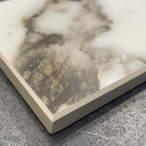Dalles de pierre frittée grand format 3200x1600mm, surface mate émaillée, blanc et noir, <span class=keywords><strong>pour</strong></span> escaliers en pierre frittée - Product Image 3