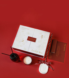 Bán Buôn Giáng Sinh Hộp Quà Tặng Sáp Đậu Nành Nến Reed Khuếch Tán Chai Sang Trọng Và Hương Liệu Nến Thiết Lập - Product Image 6