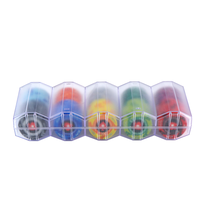 YH 43/45mm épaisseur gros jeu mat acrylique Poker puce cas vague Casino puces emballage plateau