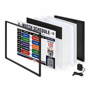 Caja de Luz LED Magnética Personalizada con Horarios de Partidos de Fútbol para Bares Deportivos, Zonas de Aficionados, Pubs, Tablero de Horarios de Torneos de Fútbol - Product Image 4