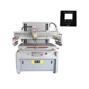 40*60cm flat bed screen printing machine for glass panel