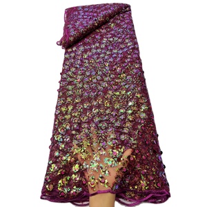 Senegal/ghana pizzo per abito moda <span class=keywords><strong>Organza</strong></span> pizzo paillettes maglia tessuto di pizzo africano tessuto Voile 100% <span class=keywords><strong>cotone</strong></span> sostenibile - Product Image 1