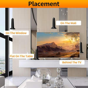 אנטנה דיגיטלית dvb-t מקורה 2023 טלוויזיה + מחשב HD דיגיטלי חכם 500 + טווח מיילים - Product Image 2