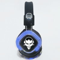 F8B Ensemble d'écouteurs Disco silencieux sans fil Disco Led Clignotant Casque avec 1 émetteur Distance de 500m