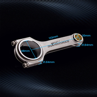 Bielles de connexion MaXpeedingrods pour Mazda MX5 MX-5 Miata B6 BP 1.6 1.8, avec boulons ARP, lot de 4 bielles