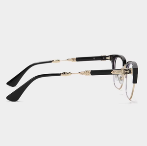 TR90 Modische Halbrahmen-Brille im Jay Chous Stil Unisex Coole Trendige Anti-Blaulicht-Gläser Einfaches Modell - Product Image 3