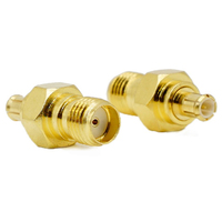 Adaptateur coaxial RF en laiton plaqué or de haute qualité YRL YRL-806 pour type MCX MMCX BNC mâle