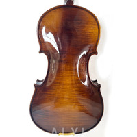 Kit Violon Allemand 4/4 AIYI VA08 Direct Usine, Érable Ondulé Flammé Verni, Épicéa – Prix de Gros Pas Cher, Haute Qualité
