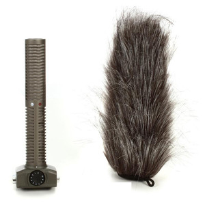 ไมโครโฟนซูม Ssh-6 สเตอริโอแบบ Shotgun พร้อมฝาครอบกันลมสำหรับการบันทึกเสียงกลางแจ้งและกล้องมิเรอร์เลส - Product Image 2