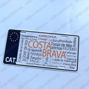 Barcelona Biển Số Xe Dập Nổi Biển Số Xe Lưu Niệm Bằng Nhôm Vui Nhộn Biển Số Xe Trang Trí Bán Sỉ - Product Image 3