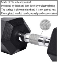 Haltères Hexagonaux Professionnels en Acier Solide Revêtu de Caoutchouc – Vente en Gros Usine pour Musculation et Bodybuilding