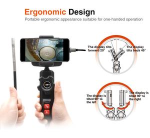 Cámara de Inspección Endoscópica con Motor Android iOS, Lente Pequeña de 3.9mm/6.0mm, LED, Boroscopio Articulado de 360° para Motor Diésel de Automóvil - Product Image 3