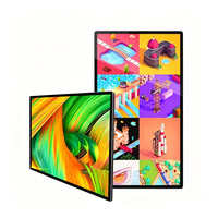 Pantalla LCD pequeña para publicidad interior para centros comerciales OEM Digital Poster Graphic Wall Mount Digital