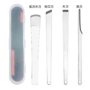 Foot trimming and pedicure set with three knives, nail groove pliers, professional <b>tools</b> for removing onychomycosis and - Product Image 5