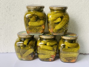 Việt đóng hộp thực phẩm ngâm dưa chuột/Dưa chuột muối trong lọ 720ml 500ml - Product Image 4