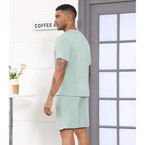 Conjunto Deportivo de Verano para Hombre, 2 Piezas, Camiseta de Manga Corta y Pantalones Cortos, Ropa Casual Suave, Tallas S a XXL, Venta al Por Mayor - Product Image 2