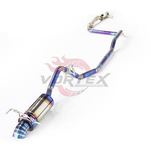 Système d'échappement Valvetronic en titane de grade 5 Vortex pour Honda Fit GK5 1.5L, style piste, avec embouts en carbone - Product Image 2