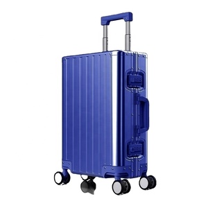 2024 nouvelles valises de voyage tout en aluminium Logo personnalisé bagages conçus sacs de <span class=keywords><strong>Laugage</strong></span> bagages unisexe - Product Image 1