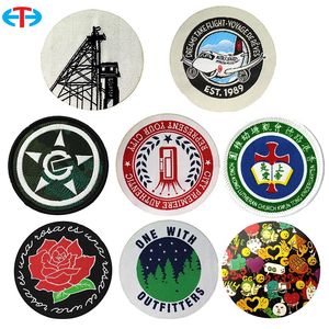 ملابس فاخرة مخصصة ، شعار مدرسة مطرز وشعار علامة تجارية مع حافة مقطوعة بالليزر للحقائب - Product Image 5