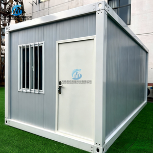 Casa Contenedor Prefabricada Pequeña y Económica de 20 pies, Portátil para Refugiados, Casa Móvil para Campamento, Contenedor Desmontable, Mini Casa - Product Image 3