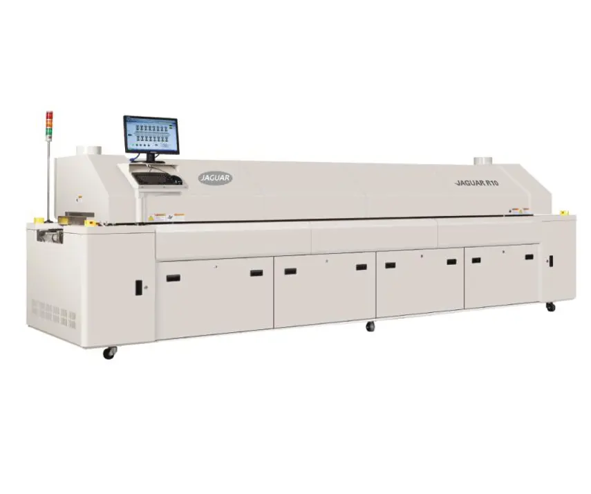 JAGUAR 10 Zones Lead Free SMD Reflow Oven for LED Strips Making