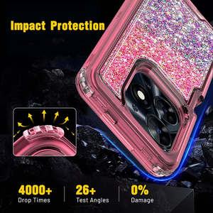 Funda de teléfono transparente esmerilada para Samsung Galaxy A05S A15 A25 A35 A55 5G colorido Combo 3 en 1 Forros 3 <span class=keywords><strong>capas</strong></span> 360 cubierta - Product Image 3