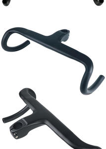 Manillar de Bicicleta AIRWOLF Ligero de Fibra de Carbono Completa, Integrado, 28.6MM, UD Mate, Tipo Drop Bar, <span class=keywords><strong>Accesorios</strong></span> para Bicicleta de Carretera y <span class=keywords><strong>Gravel</strong></span> - Product Image 5