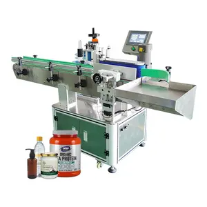 motor metalen sticker Suppliers-Aangepaste Sticker Ronde Cone Labeler Automatische Etikettering Machine Voor Kleine Grote Fles
