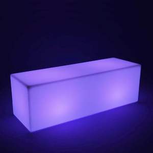 Banc d'extérieur moderne étanche rechargeable à LED Design changeant de couleur pour la maison Bar ou hôtel - Product Image 5