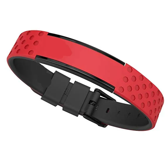 100% OEM adjustable sports ion magnetic therapy silicon energy power band bracelet for Golfers Swim Shower