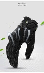 Guanti da Moto da corsa pesanti di nuovo Design 2024 con interni morbidi meglio fabbricati per abbigliamento sportivo per Moto sportive estive - Product Image 6