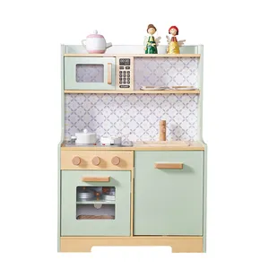 New Hot-Selling Kids Customize Retro Kitchen Set Toys Pretend Play Cooking Toys Sets For Child Furniture Kitchen Baby Toys Kids