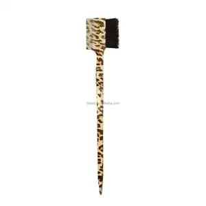 Edge Brush Custom Logo Multi Color With Spoolie Spatula Baby Cheetah For Lace Wig Double Sided Eco Friendly Private Label Hair