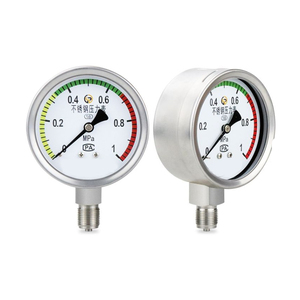 <span class=keywords><strong>Manomètre</strong></span> hydraulique en acier inoxydable pour <span class=keywords><strong>eau</strong></span>, air, gaz et vide industriel 0-160 Psi - Product Image 1