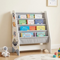 Nouveau design chambre d'enfants livre étagère de rangement organisateur pépinière en bois fronde enfants étagère