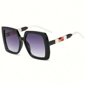 Gafas de Sol Retro con Marco Grande, Lentes Transparentes, Monturas Cuadradas para Mujer, Novedad 2022 - Product Image 4