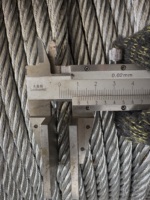 Câble en acier galvanisé 6X12+7FC à âme en fibre flexible, direct usine, pour la fixation de cargaisons et la flottabilité des grumes