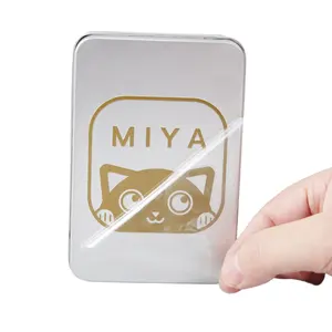 Tùy chỉnh vàng kim loại UV chuyển Sticker