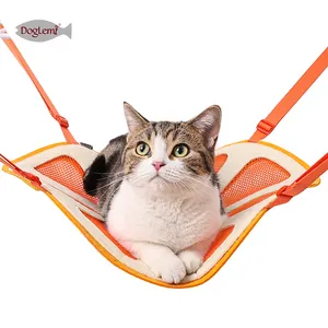 Katze Hängematte Großhandel Ins Mode Orange Form Design Mesh Katzen bett Katze Hängematte