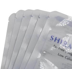 Bolsas de embalaje con cremallera de calamar de ternera de caramelo selladas de tres lados con ventana brillante personalizables de diferentes tamaños - Product Image 5