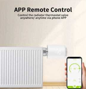 Válvula termostática inteligente Tuya Zigbee mejorada, controlador de radiador de nueva generación, Control de aplicación de teléfono móvil, calentadores inteligentes para el hogar - Product Image 3
