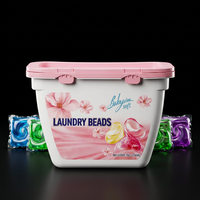 Lessives en capsules OEM personnalisées parfumées, 8x plus concentrées, nettoyage en profondeur, écologiques, marque privée, perles de gel