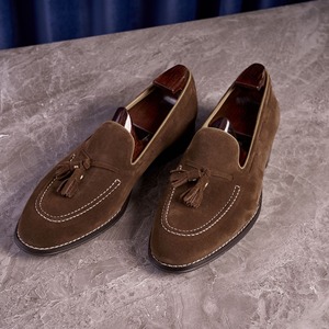 Mocassins Homme Printemps-Été pour Bureau et Carrière, Chaussures à Lacets, Bout Carré/Pointu, Légères, Respirantes, Antidérapantes, Tige en Daim Véritable - Product Image 1