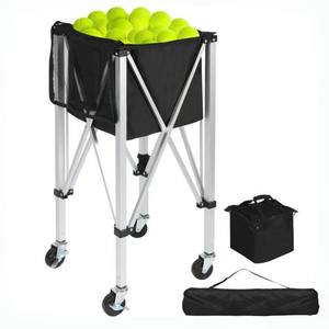 Chariot à balles pliable et détachable de haute qualité pour trémie à balles multisports de pickleball/baseball/tennis de grande capacité - Product Image 1