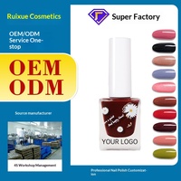 RISYAL Vernis à ongles personnalisé sans cuisson, longue tenue, séchage rapide, à base d'eau ou d'huile, pelable, brillant, source OEM