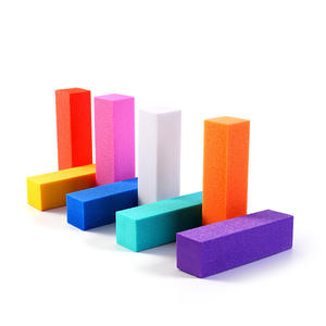 Ensemble de blocs de polissage pour ongles HQ Mixed Proc Discount Wholesale Nail Tools, <span class=keywords><strong>éponge</strong></span> rose 4 voies, bloc de polissage pour ongles lavable violet - Product Image 1