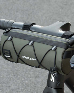 Bike Handlebar Bag Durable Waterproof Lightweight Adjustable Shoulder Strap for Road Mountain Bike <b>Cycling</b> Travel - Product Image 5